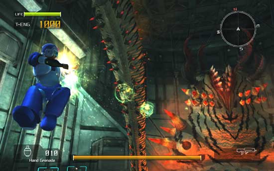Mega Man makes a cameo in Lost Planet images