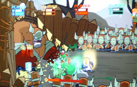 Saving the princess and battling for her hand in Castle Crashers  images