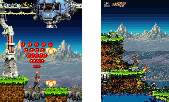Contra 4, mobile phone edition images