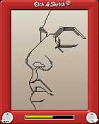 Etch A Sketch revived as a mobile phone game images