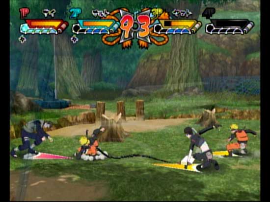Knocking the new characters around in Naruto Shippuden: Gekitou Ninja Taisen EX 2 images
