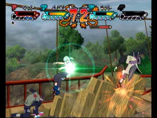 Knocking the new characters around in Naruto Shippuden: Gekitou Ninja Taisen EX 2 images