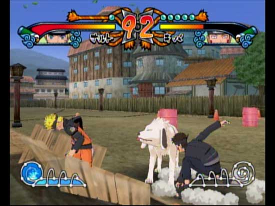 Knocking the new characters around in Naruto Shippuden: Gekitou Ninja Taisen EX 2 images