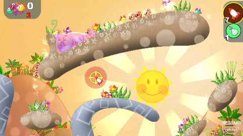 Fishing past bugs to get free play mode in Downstream Panic images