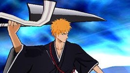 No escape from Grimmjow in the Bleach: Heat the Soul 5 demo images