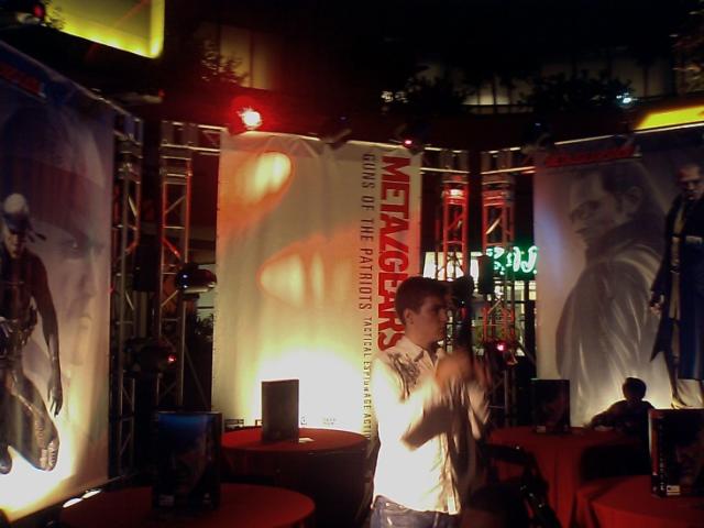 Live from the Metal Gear Solid 4 launch party images