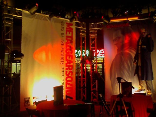 Live from the Metal Gear Solid 4 launch party images