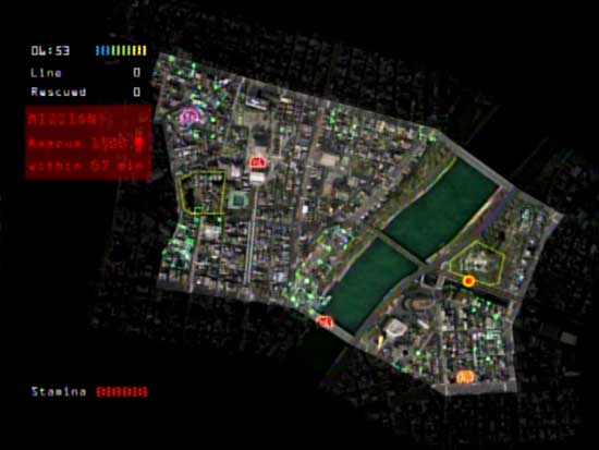 Dashing to the escape zone in the Last Guy images