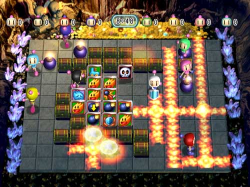 In Bomberman Blast you can transform into a bomb images