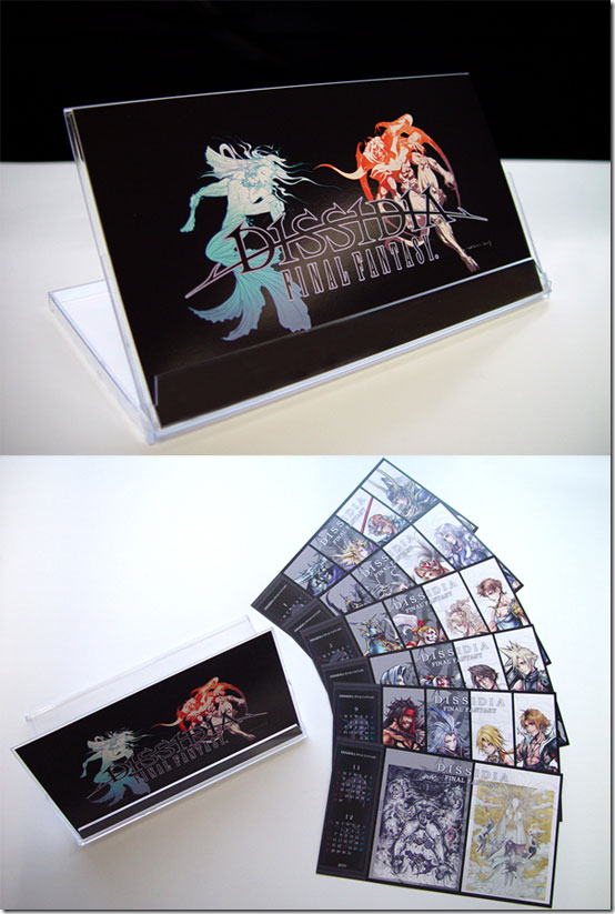 Korea Gets Dissidia Desktop Calendars images
