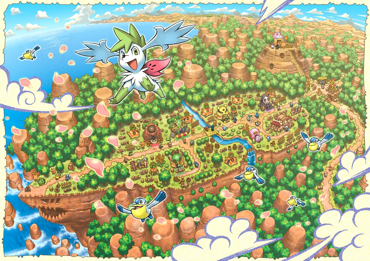 Pokemon World Map Nintendo
