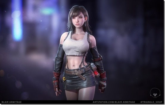 Riot Games Character Artist Shares Her Own Take On Final Fantasy Vii S Tifa Lockhart Siliconera