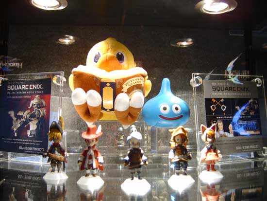 A snapshot inside the Square-Enix store - Siliconera