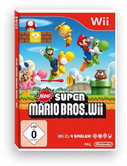 New Super Mario Bros. Wii PAL box art