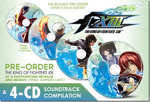 Pre-Order The King of Fighters XIII In The U.S. For A 4-Disc