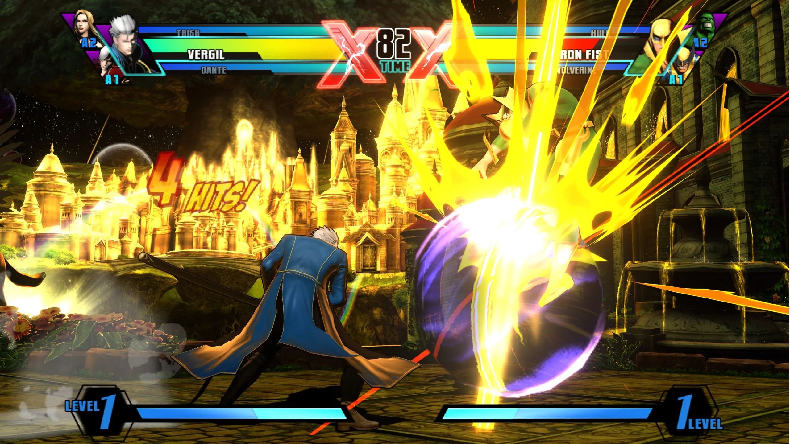 Who's even more powerful than Vergil in Ultimate Marvel vs. Capcom