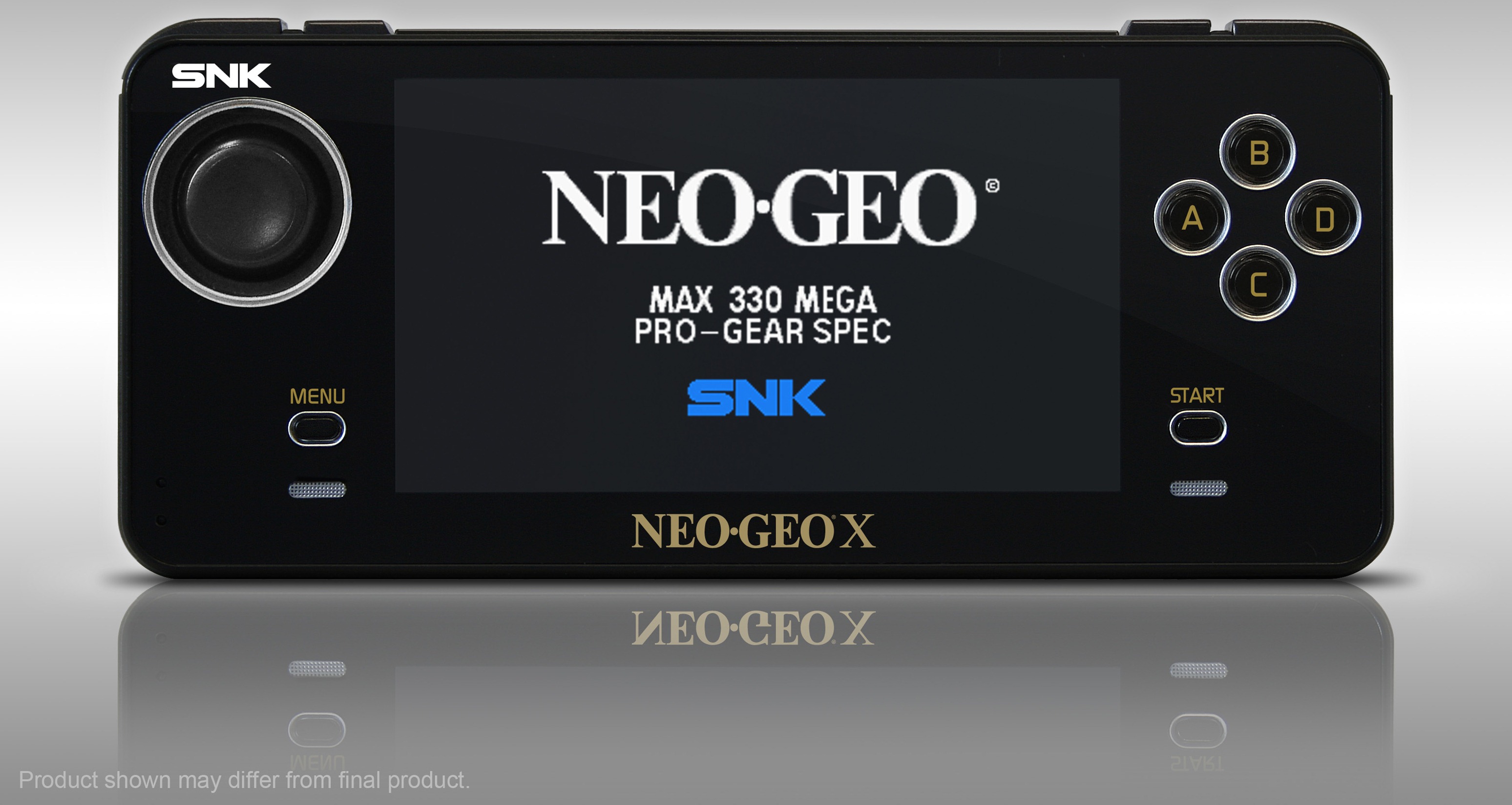 海外で買 ネオジオX 携帯用ゲーム本体