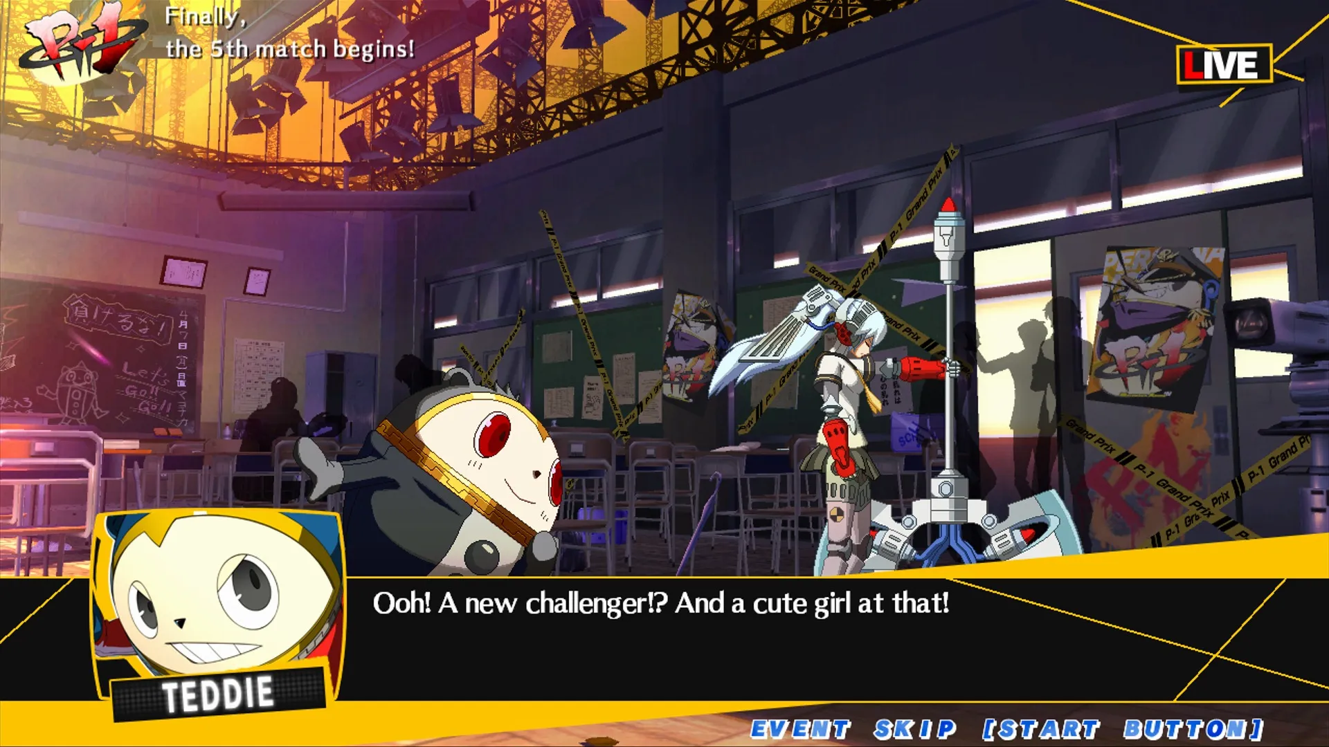 Persona 4 Arena Ultimax's Online Lobby References Arcade Fighting Games —  GAMINGTREND