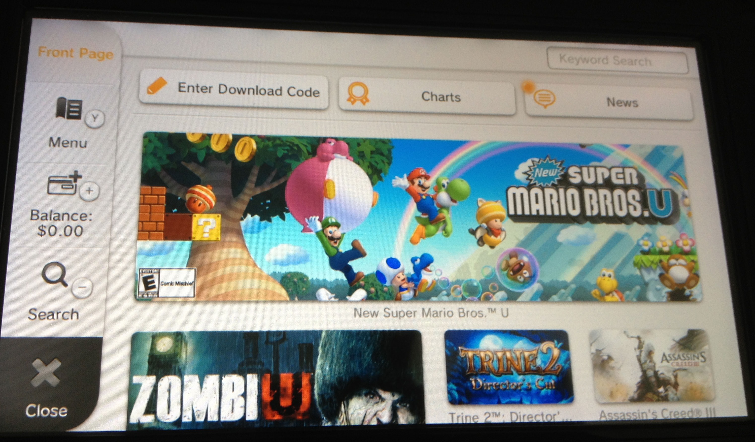 Afsnijden eerlijk krab Wii U eShop Is Live With Netflix, Mario, And $10 Indie Games - Siliconera