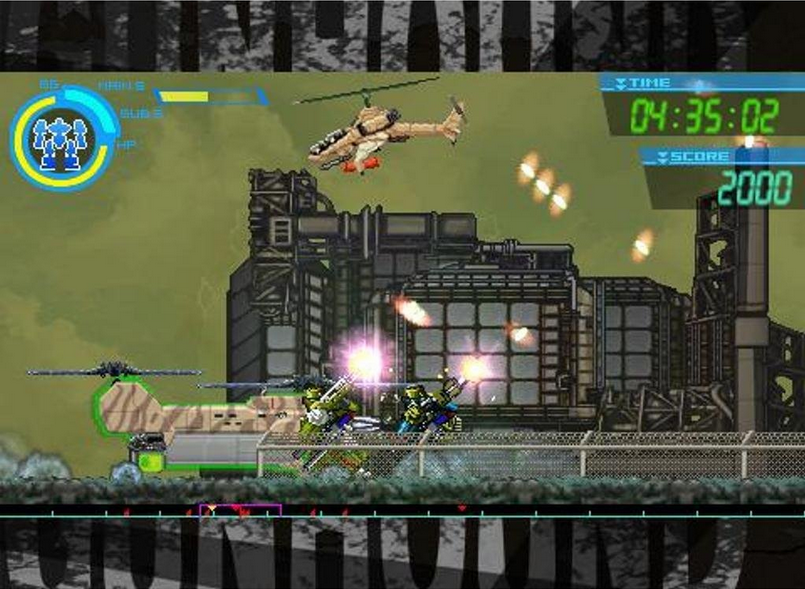 Gunhound Ex Demo Will Let Players Try The Psp Mecha Run N Gun Game Siliconera