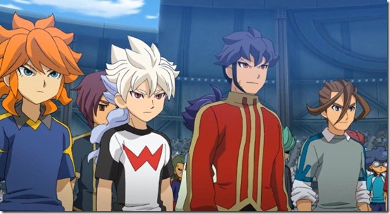 Characters appearing in Inazuma Eleven GO: Chrono Stone Anime
