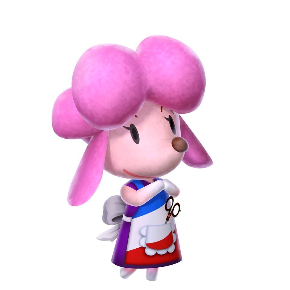 This Pink Poodle Styles Your Hair In Animal Crossing New