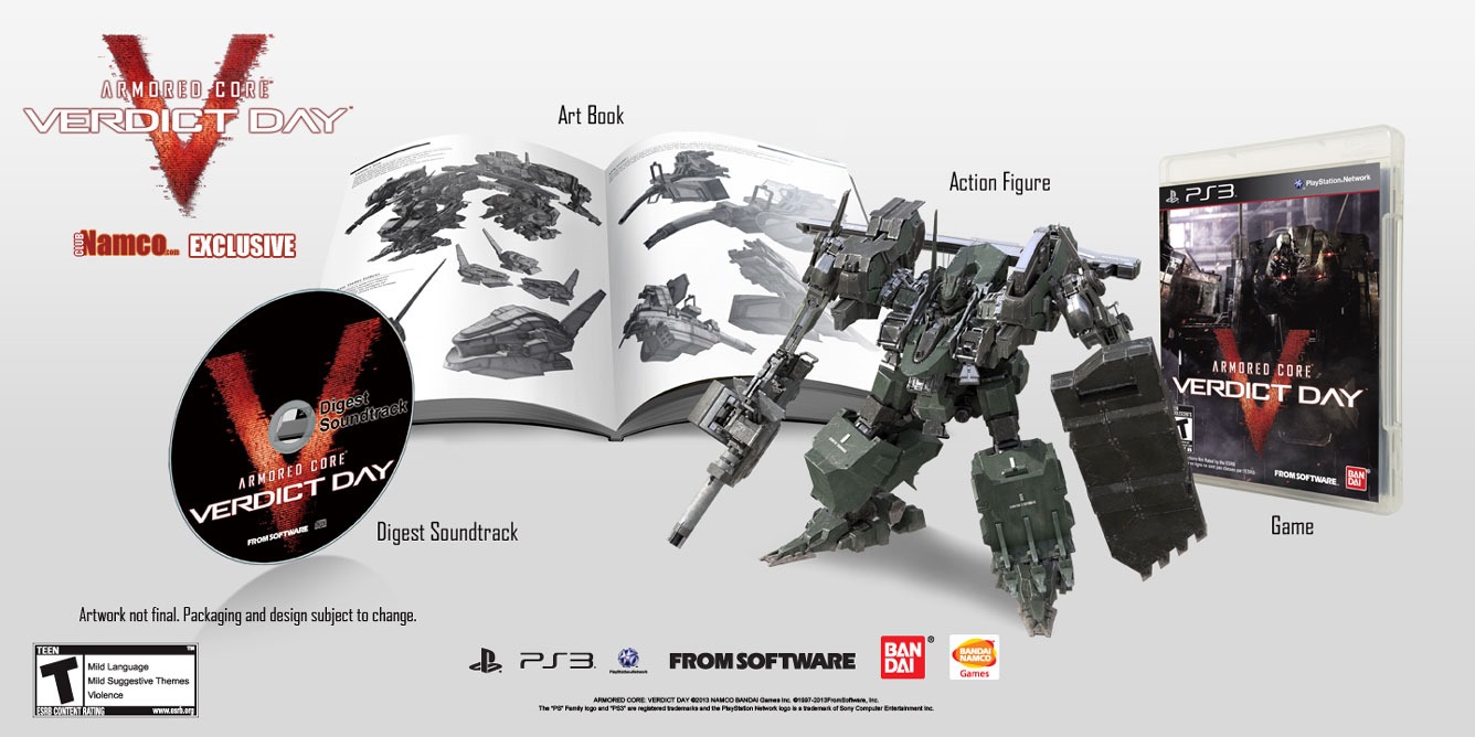 Armored Core: Verdict Day Bundle Comes With Figurine, Art Book