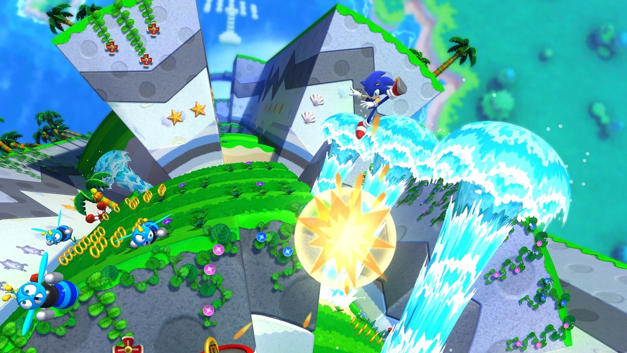 Sonic Lost World's Tropical Coast Zone Compared On Wii U And 3DS ...