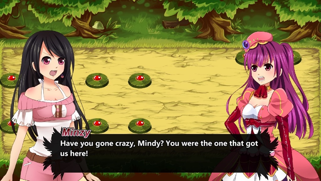  Winged Sakura Mindy's Arc es en parte novela visual, en parte Tower Defense, todo anime