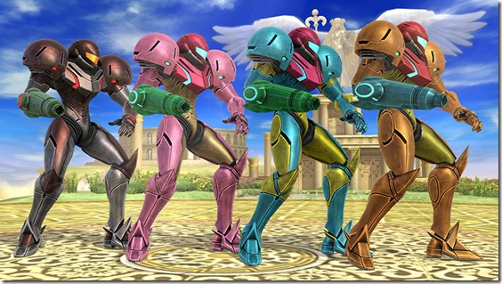Here's Every Samus Colour Variation In Super Smash Bros. - Siliconera