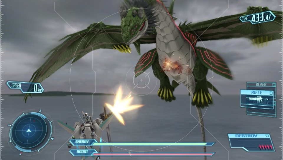Drama By Day, Dragon Fighting At Night In Cross Ange Video Game