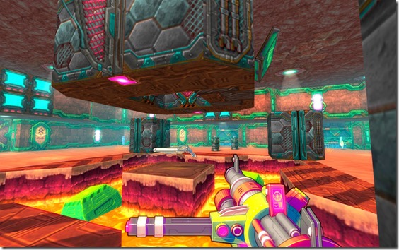 RetroBlazer Has The Fast Pace, Bright Colors Of 1990s FPS - Siliconera