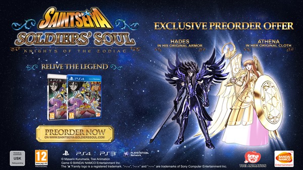Saint Seiya: Soldiers' Soul Out September 25th In Europe - Siliconera