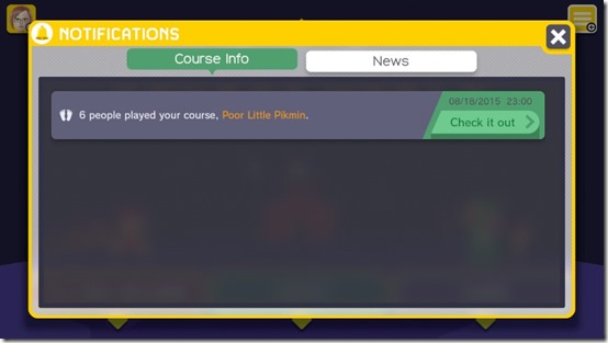 super mario maker notifications