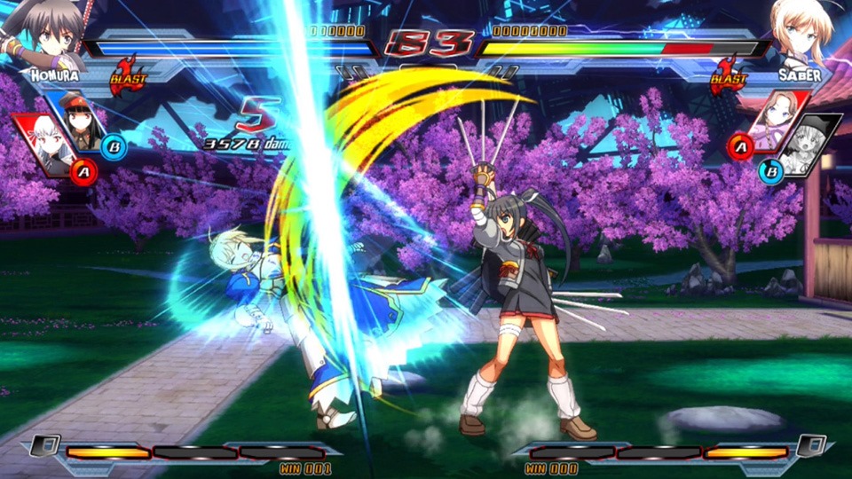 Nitro+ Blasterz Adds Senran Kagura's Homura as Playable Character