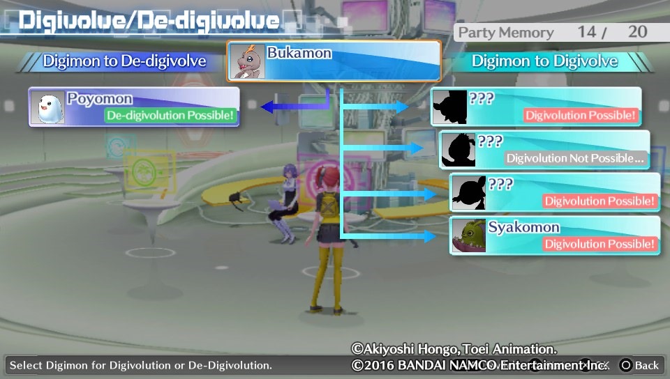 Digimon Story Cyber Sleuth Digivolution Chart