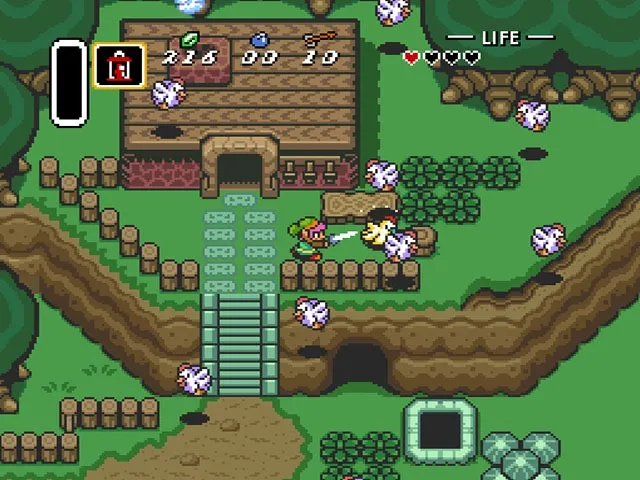 A Demonstration A Link to The Past's 3DS Virtual Console Version Siliconera