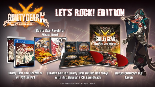 The Guilty Gear Xrd: Revelator's Let's Rock! Edition Includes