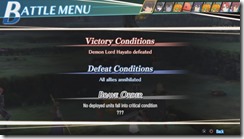 Complete Battle conditions