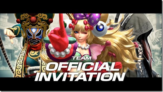 team official invitation