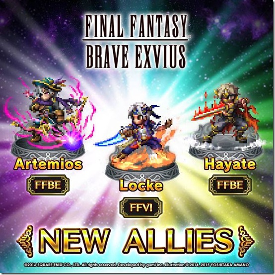 Locke Enters Final Fantasy Brave Exvius