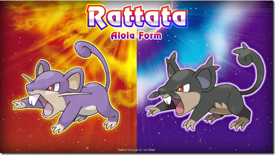 Rattata Gets An Alola Form In Pokémon Sun & Moon - Siliconera