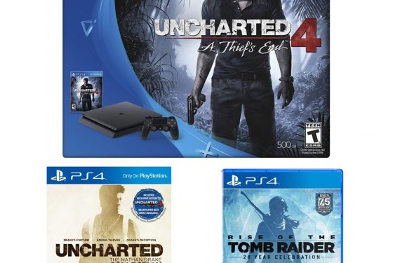 PS4 Slim Black Friday Bundle + Uncharted Collection + Rise of Tomb Raider