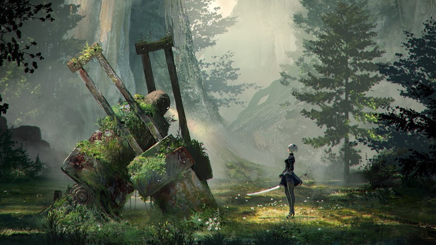 ongerustheid concept verwarring NieR: Automata's World Guide Book For Japan Will Have A Bunch Of Art And  Two Novellas - Siliconera