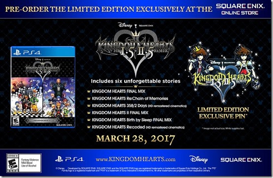 The PS4 Kingdom Hearts collection has a Square Enix store special edition –  Destructoid