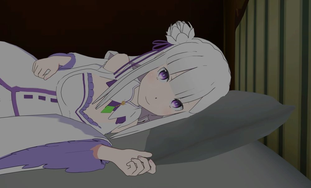 Rest On Rem's Lap Today And Get Spoiled By Emilia On June 9 In Re:Zero's  New VR App - Siliconera