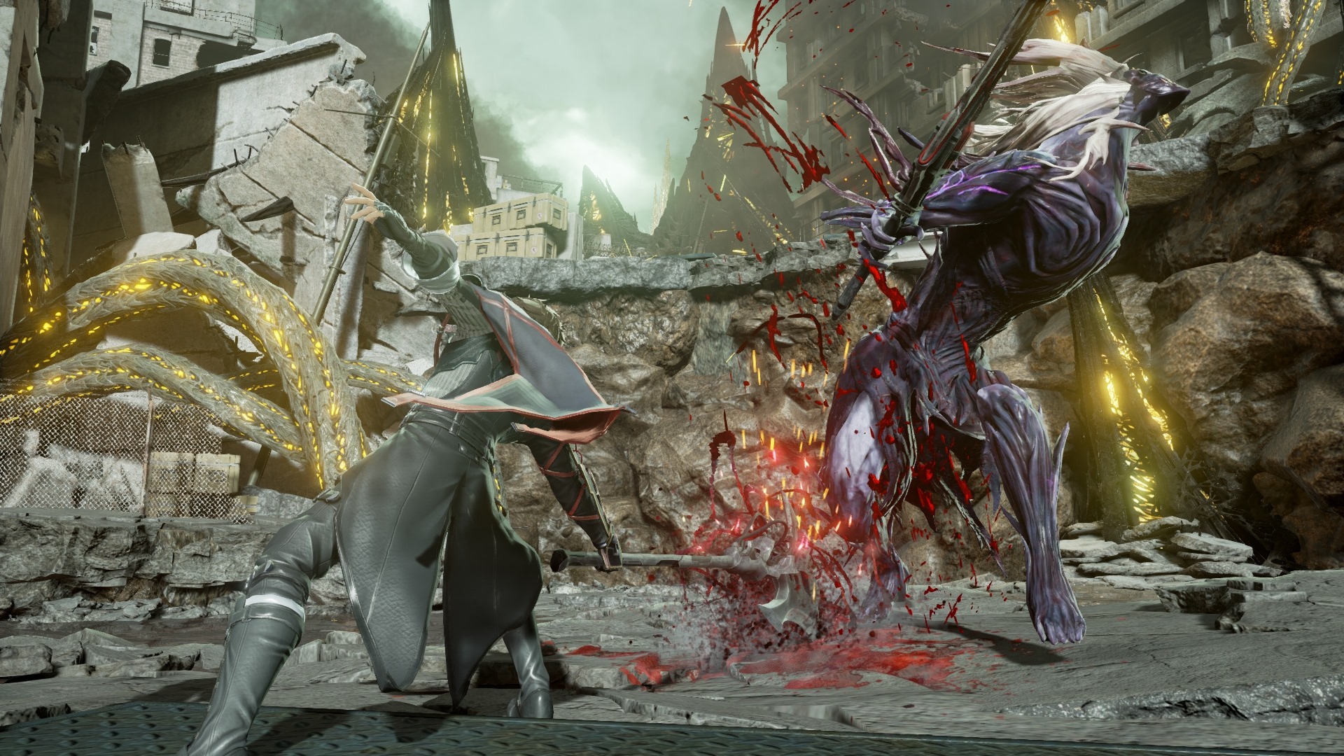 New Code Vein English Gameplay: 16 Minutes Of Exploration And The Queen's  Knight Boss Fight - GameSpot