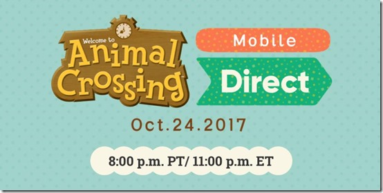 animal crossing mobile direct