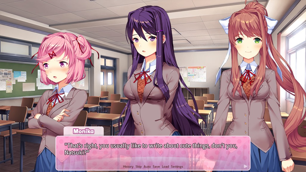 Glad they addressed this in the monika after story mod. : r/DDLC