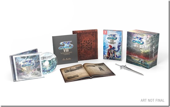 Ys VIII: Lacrimosa of Dana's Limited Edition On Switch Has A
